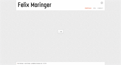 Desktop Screenshot of felix-maringer.com